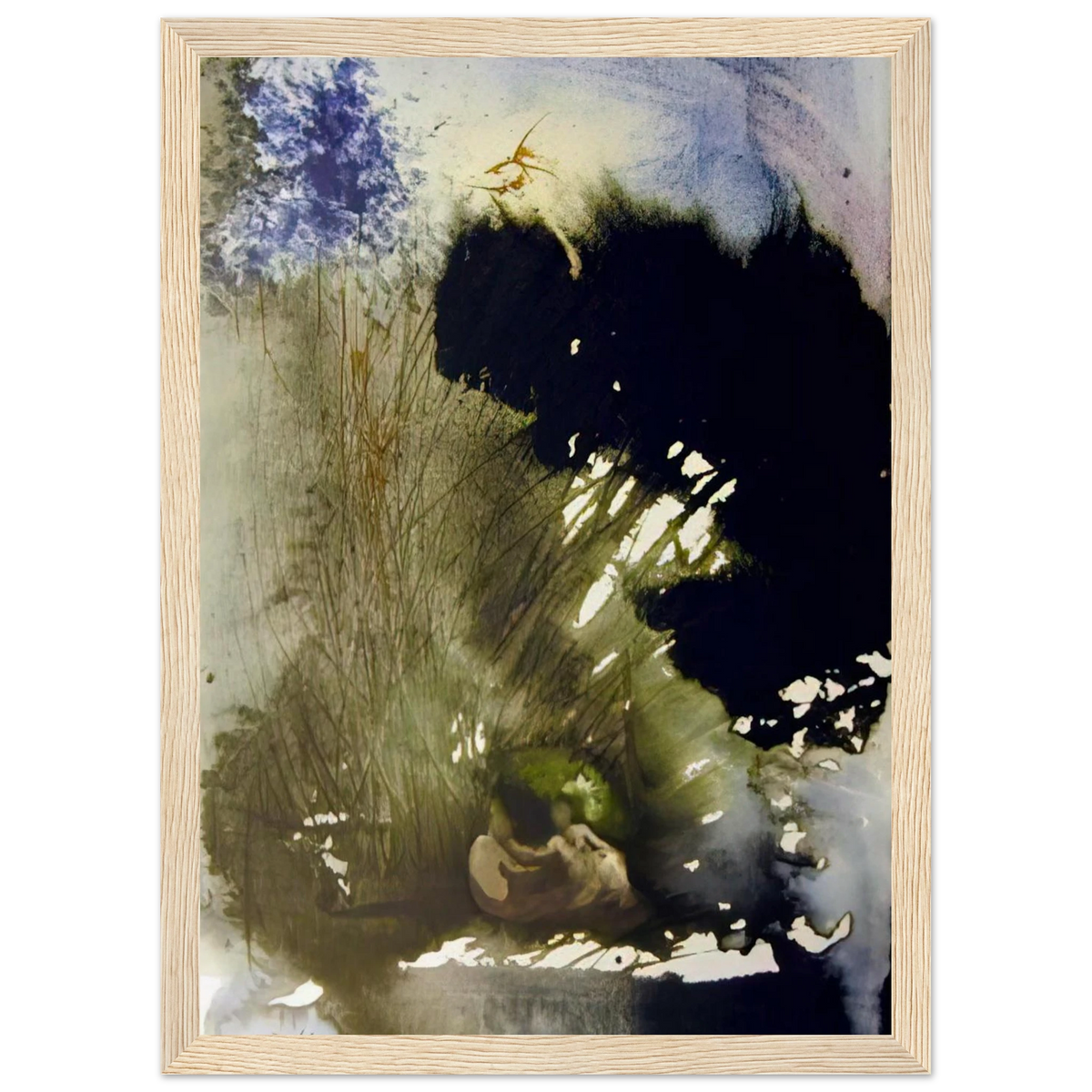 VIR ET MULIER IN PARADISO VOLUPTATIS 1967 Framed Poster | Salvador Dali Framed Prints Wall Art | Salvador Dali Store