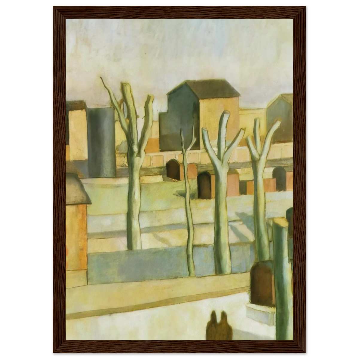 THE STATION AT FIGUERAS Framed Poster | Salvador Dali Framed Prints Wall Art | Salvador Dali Store