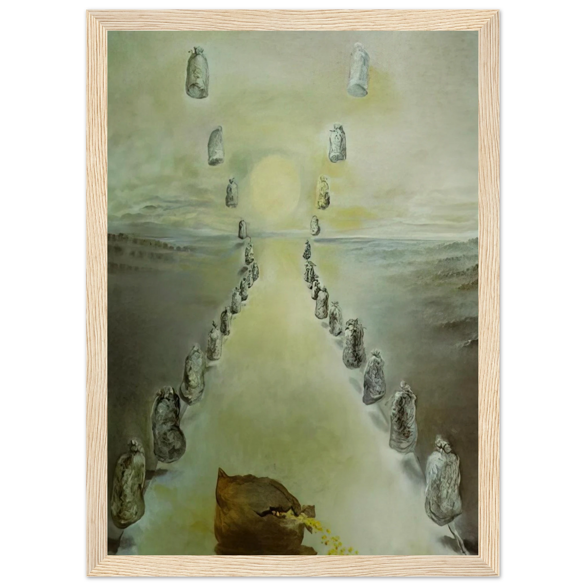 THE PATH OF ENIGMAS FIRST VERSION Framed Poster | Salvador Dali Framed Prints Wall Art | Salvador Dali Store