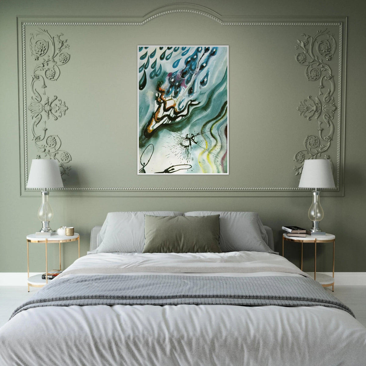 THE POOL OF TEARS Framed Poster | Salvador Dali Framed Prints Wall Art | Salvador Dali Store