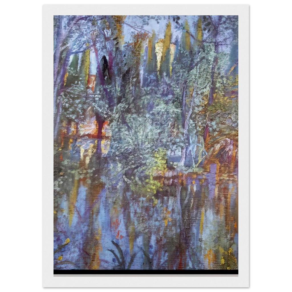 THE LAKE AT VILABERTRAN Framed Poster | Salvador Dali Framed Prints Wall Art | Salvador Dali Store