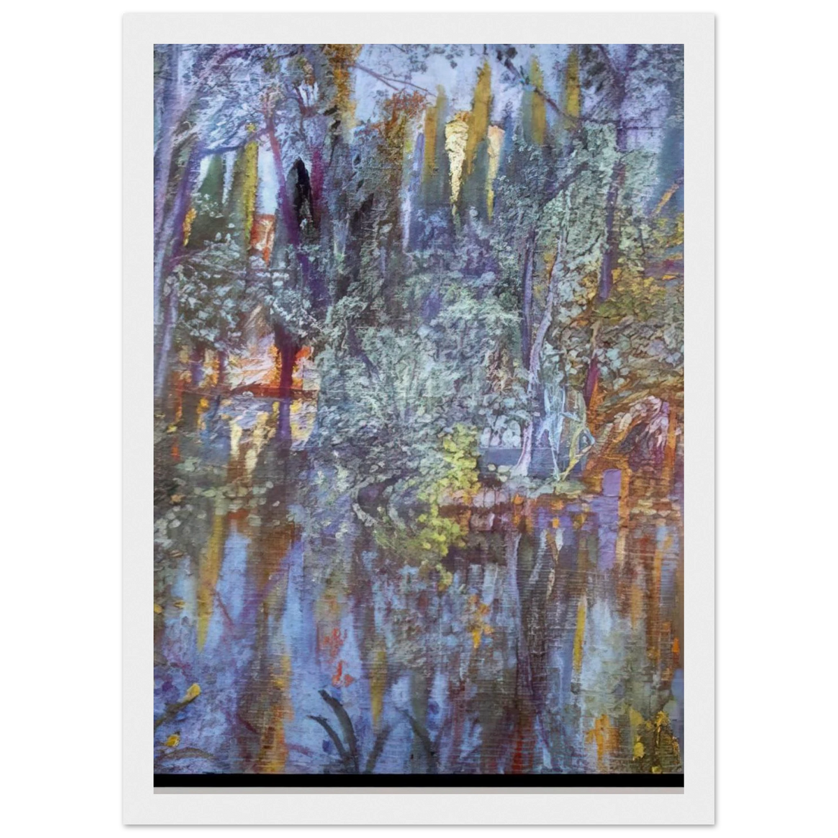 THE LAKE AT VILABERTRAN Framed Poster | Salvador Dali Framed Prints Wall Art | Salvador Dali Store