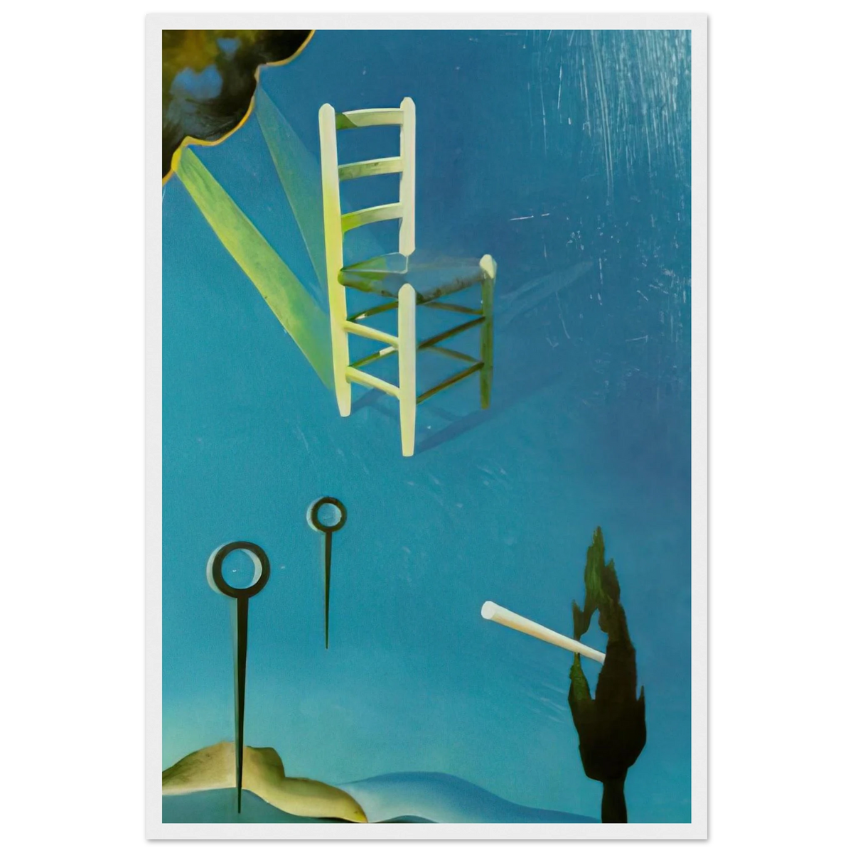 THE CHAIR 1 Framed Poster | Salvador Dali Framed Prints Wall Art | Salvador Dali Store