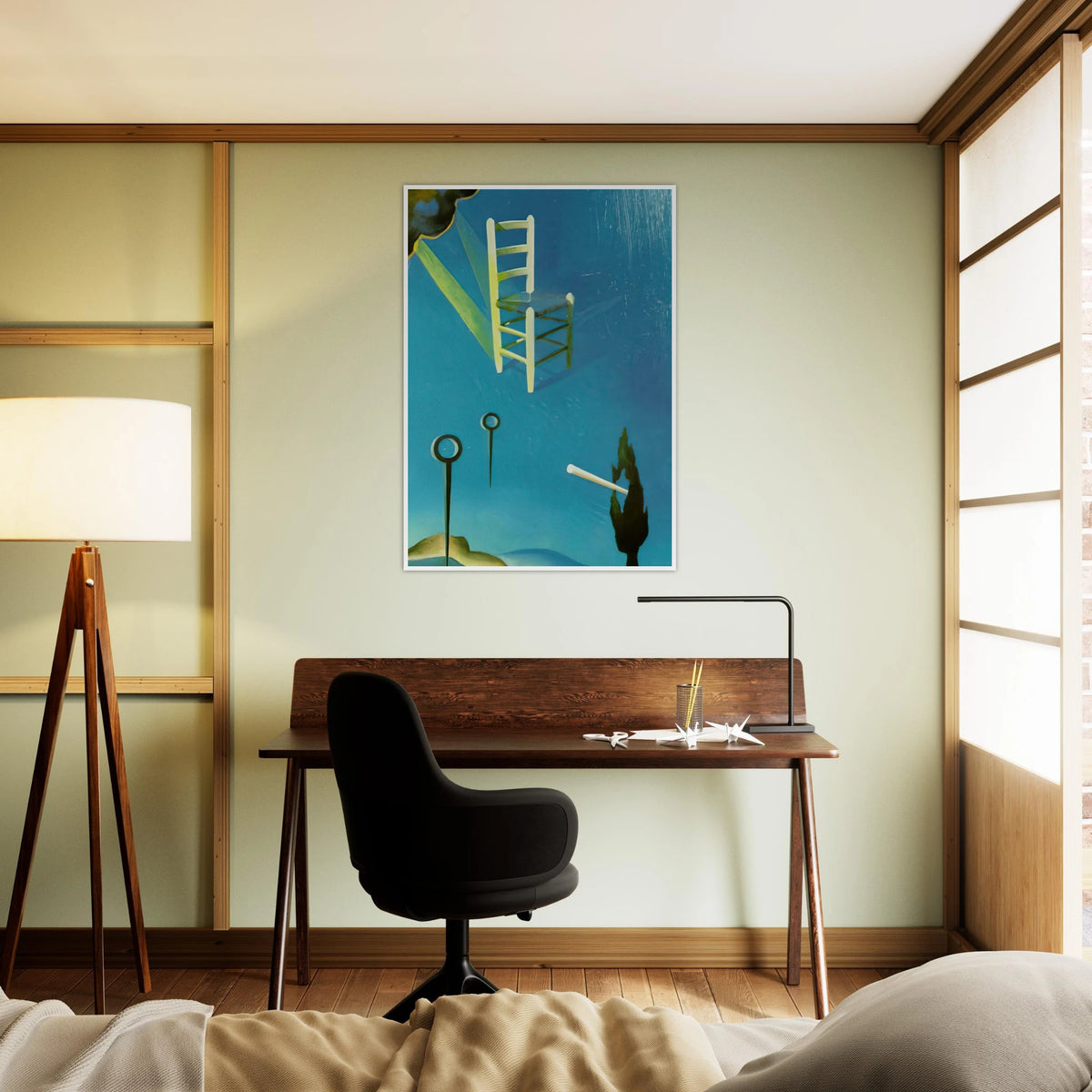 THE CHAIR 1 Framed Poster | Salvador Dali Framed Prints Wall Art | Salvador Dali Store