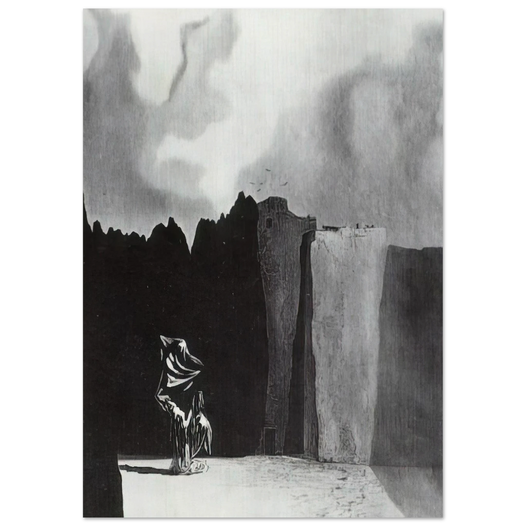 WEST SIDE OF THE ISLE OF THE DEAD Poster | Salvador Dali Poster | Salvador Dali Store