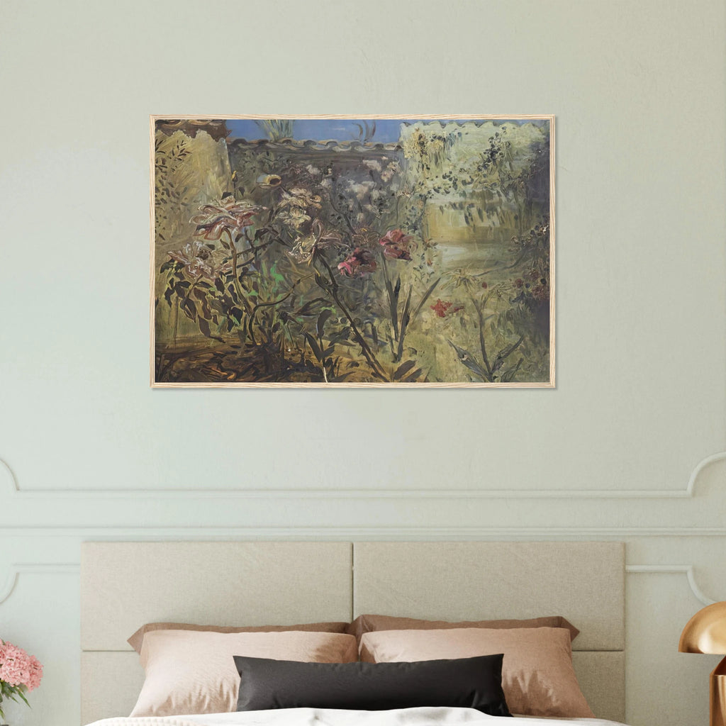 THE PATIO OF PORT LLIGAT Framed Poster | Salvador Dali Framed Prints Wall Art | Salvador Dali Store