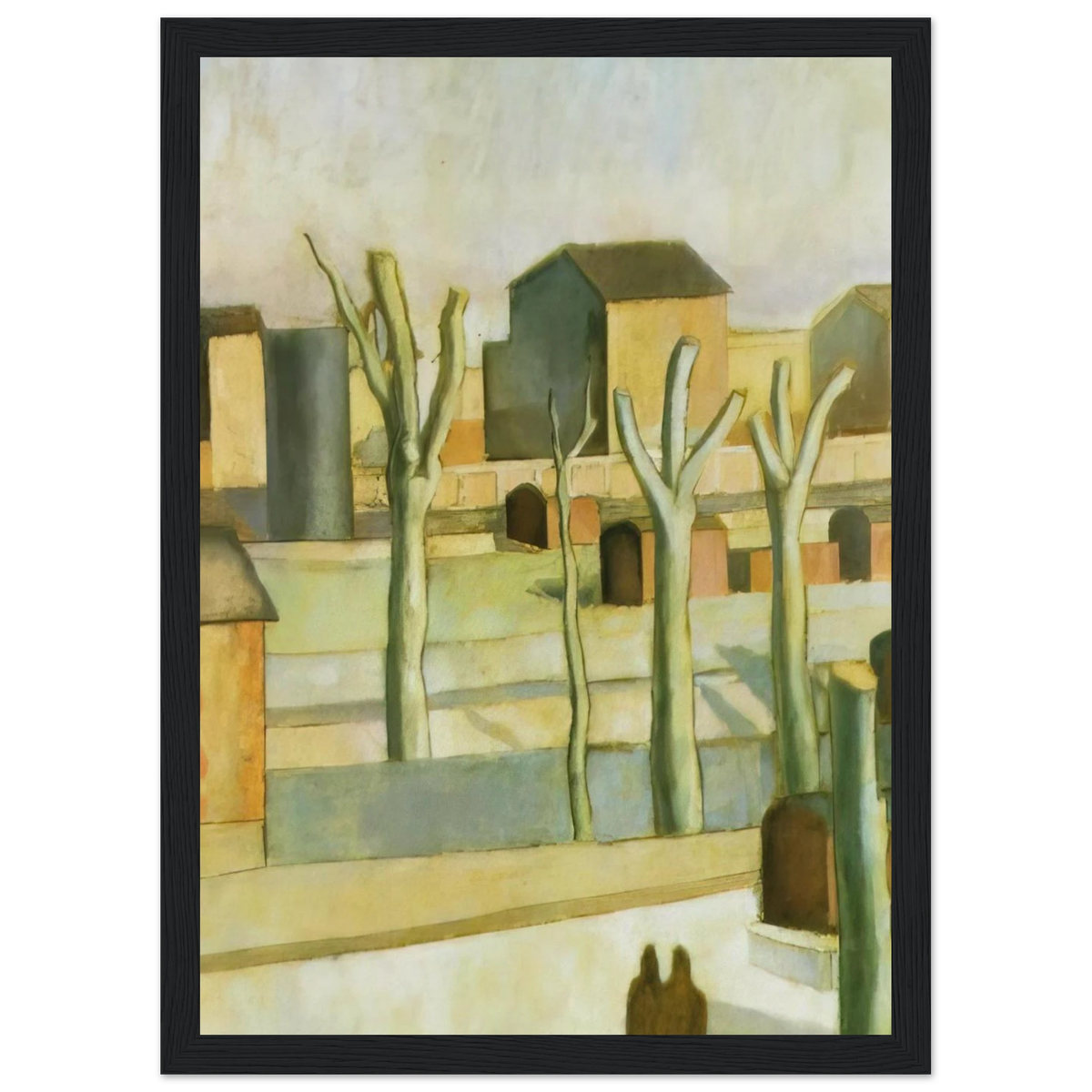 THE STATION AT FIGUERAS Framed Poster | Salvador Dali Framed Prints Wall Art | Salvador Dali Store