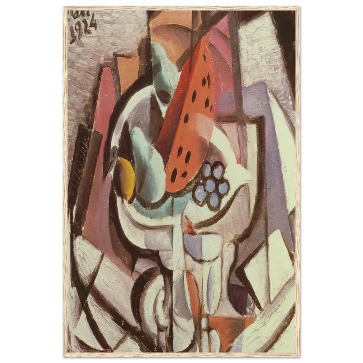 STILL LIFE WATERMELON Framed Poster | Salvador Dali Framed Prints Wall Art | Salvador Dali Store