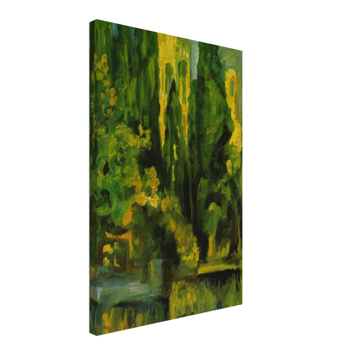 VILABERTRIN CHURCH TOWER 1919 Canvas | Salvador Dali Canvas | Salvador Dali Store