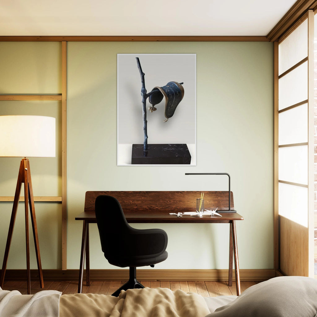 THE PERSISTENCE OF MEMORY 1980 Framed Poster | Salvador Dali Framed Prints Wall Art | Salvador Dali Store