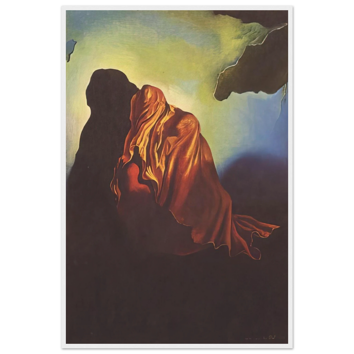 THE VEILED HEART Framed Poster | Salvador Dali Framed Prints Wall Art | Salvador Dali Store