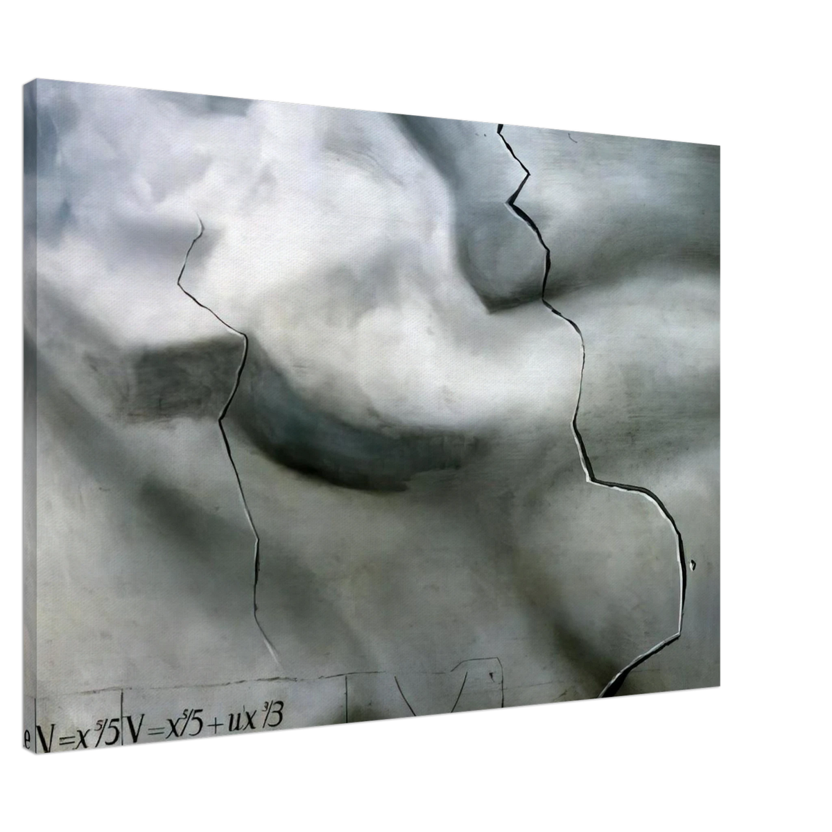 TOPOLOGICAL ABDUCTION OF EUROPE HOMAGE TO RENE THOM Canvas | Salvador Dali Canvas | Salvador Dali Store