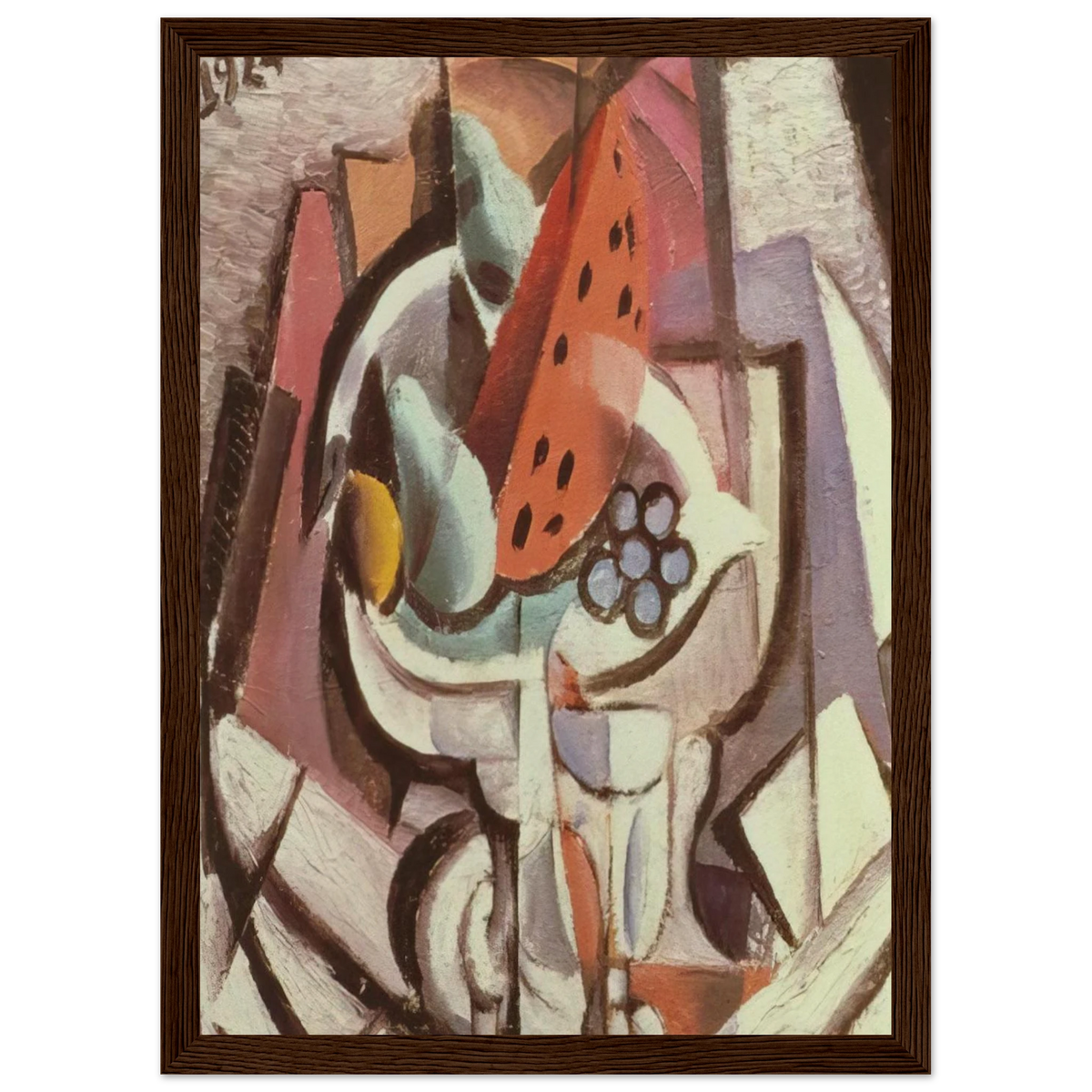 STILL LIFE WATERMELON Framed Poster | Salvador Dali Framed Prints Wall Art | Salvador Dali Store