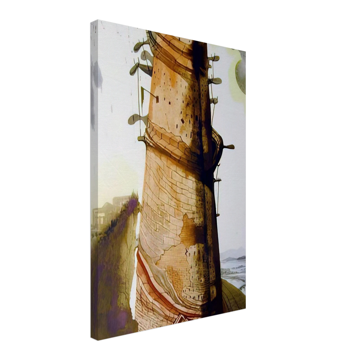 TURRIS BABEL 1967 Canvas | Salvador Dali Canvas | Salvador Dali Store