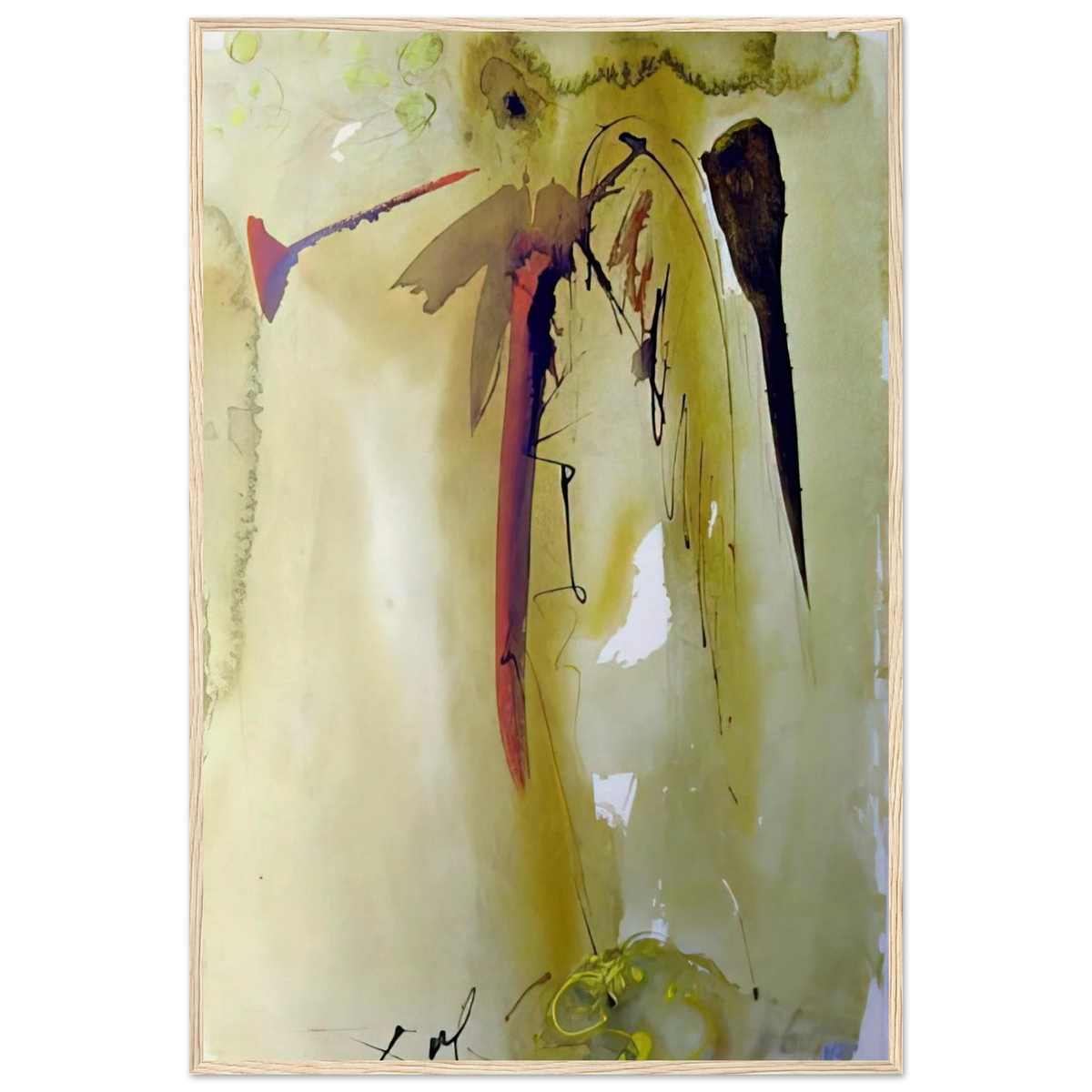 VOX CLAMANTIS 1967 Framed Poster | Salvador Dali Framed Prints Wall Art | Salvador Dali Store