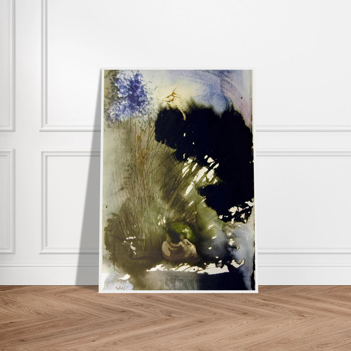 VIR ET MULIER IN PARADISO VOLUPTATIS 1967 Framed Poster | Salvador Dali Framed Prints Wall Art | Salvador Dali Store