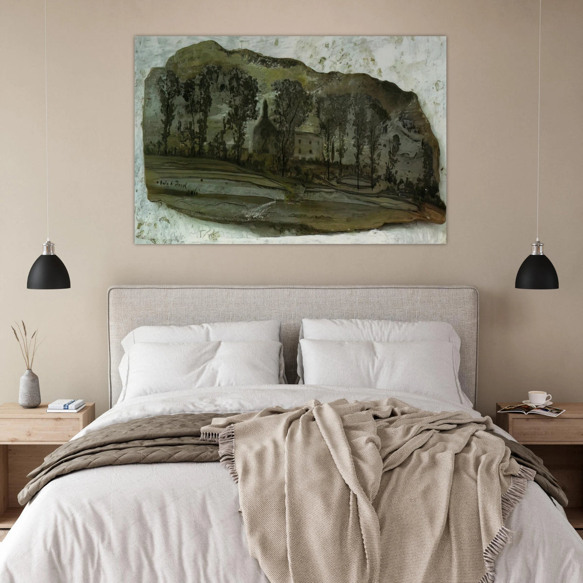 VIEW OF PUBOL Poster | Salvador Dali Poster | Salvador Dali Store