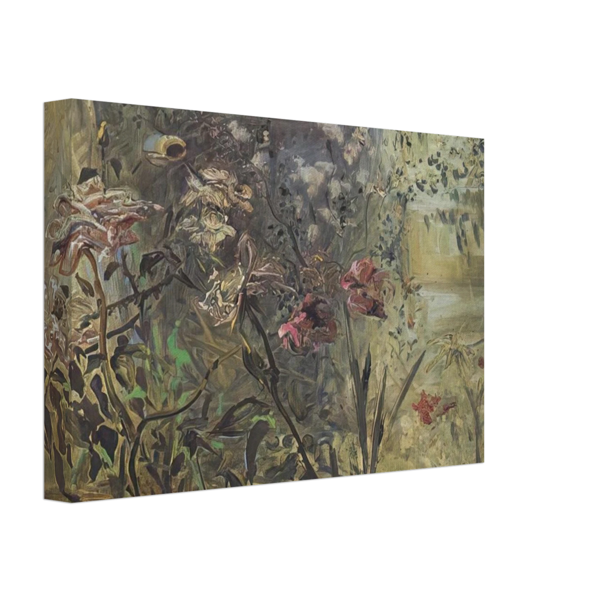 THE PATIO OF PORT LLIGAT Canvas | Salvador Dali Canvas | Salvador Dali Store