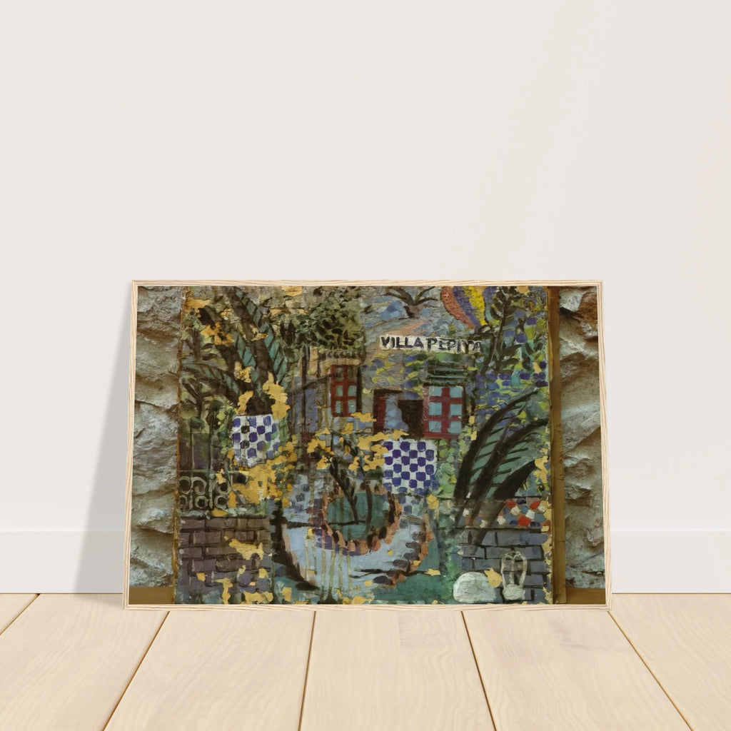 VILLA PEPITA Framed Poster | Salvador Dali Framed Prints Wall Art | Salvador Dali Store
