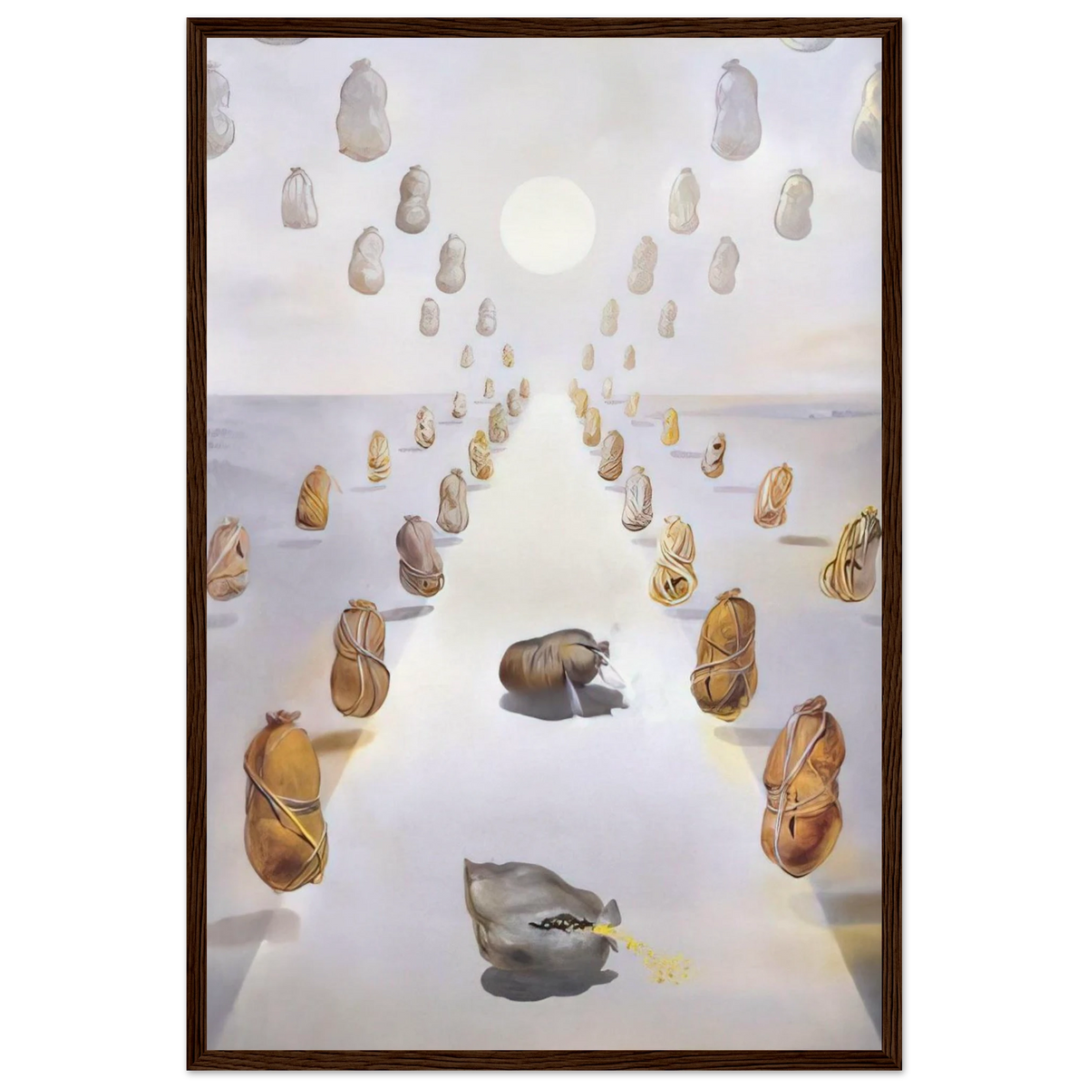 THE PATH OF ENIGMAS SECOND VERSION Framed Poster | Salvador Dali Framed Prints Wall Art | Salvador Dali Store