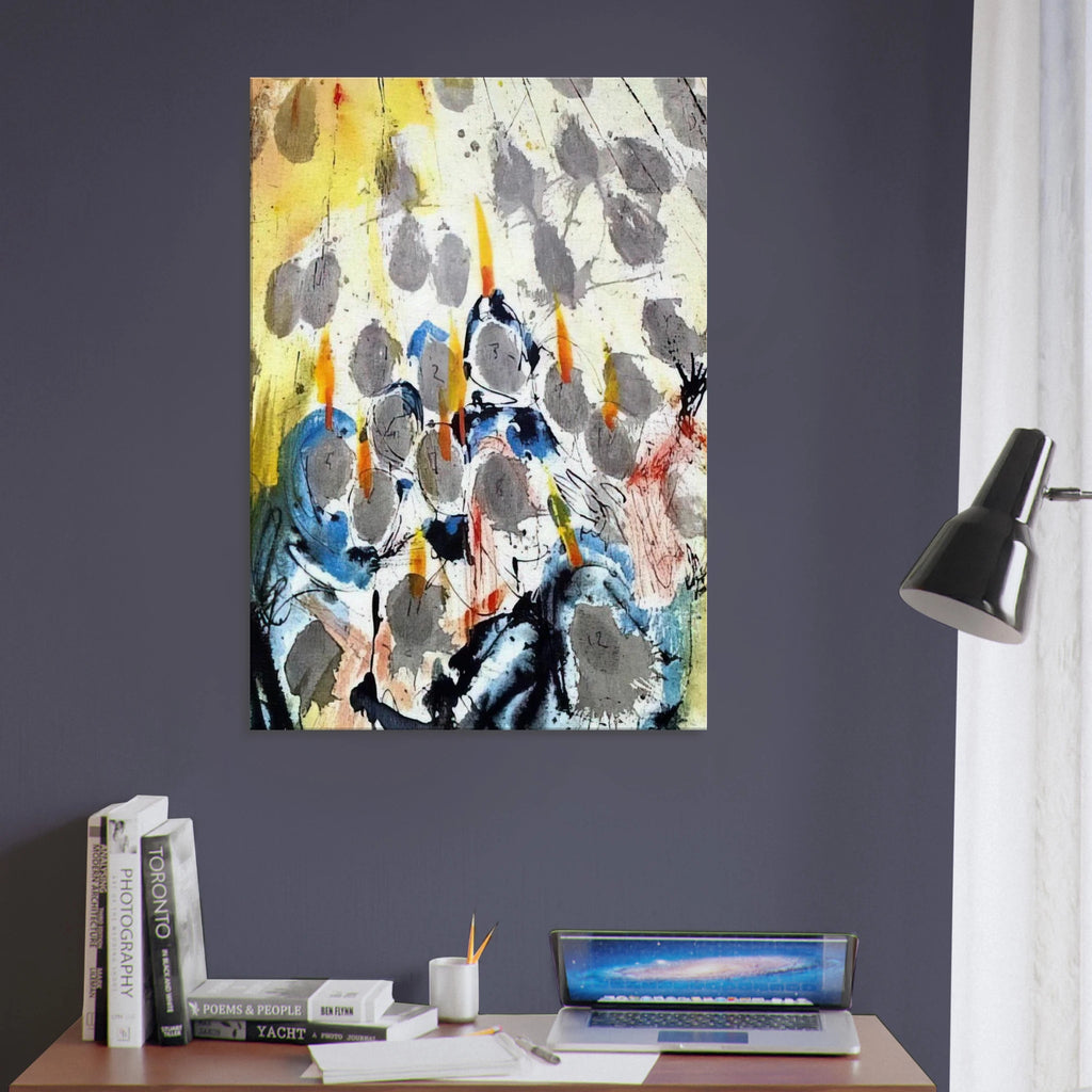 APPARUERUNT ILLIS DISPERTITAE LINGUAE ACTS 1 14 1967 Canvas | Salvador Dali Canvas | Salvador Dali Store