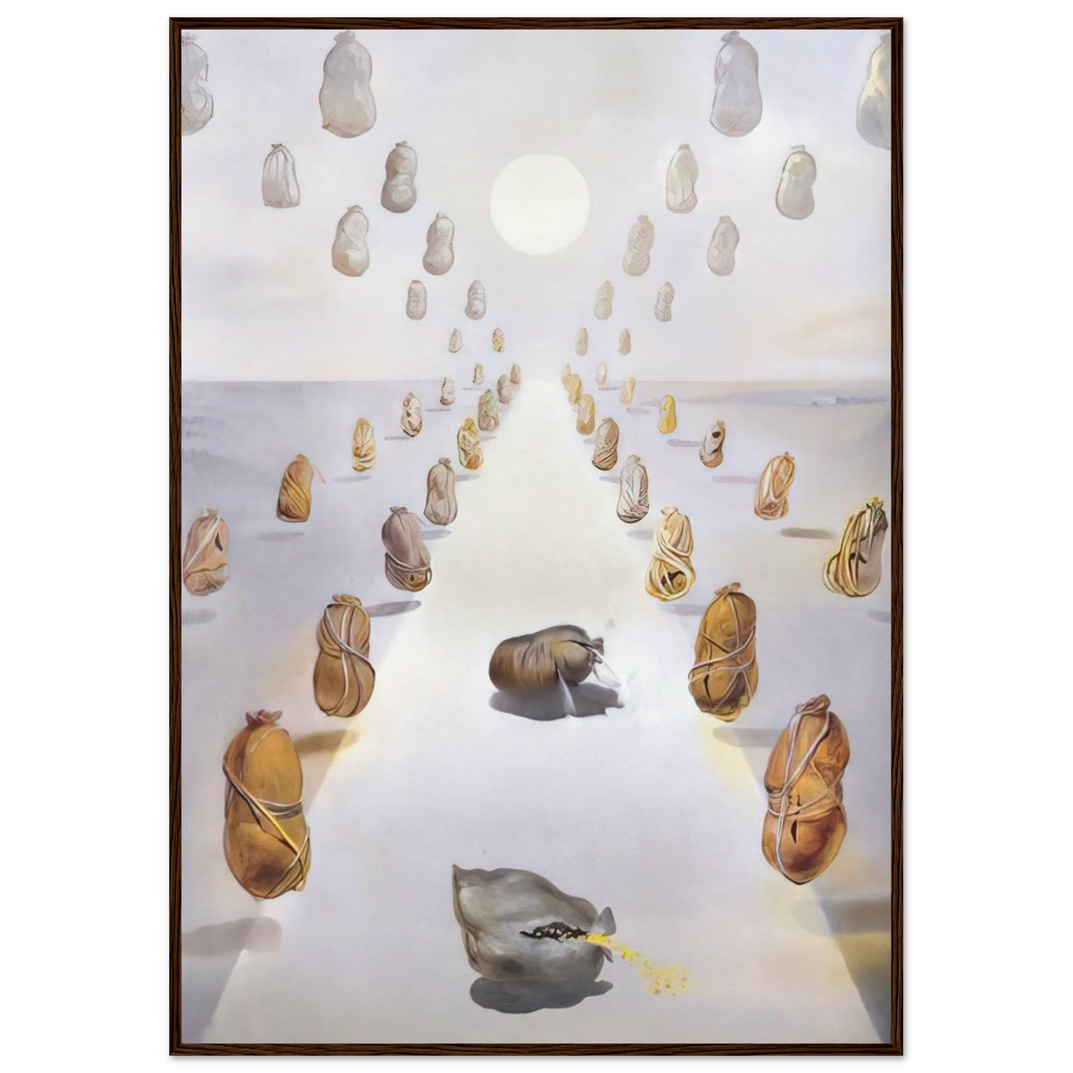 THE PATH OF ENIGMAS SECOND VERSION Framed Poster | Salvador Dali Framed Prints Wall Art | Salvador Dali Store