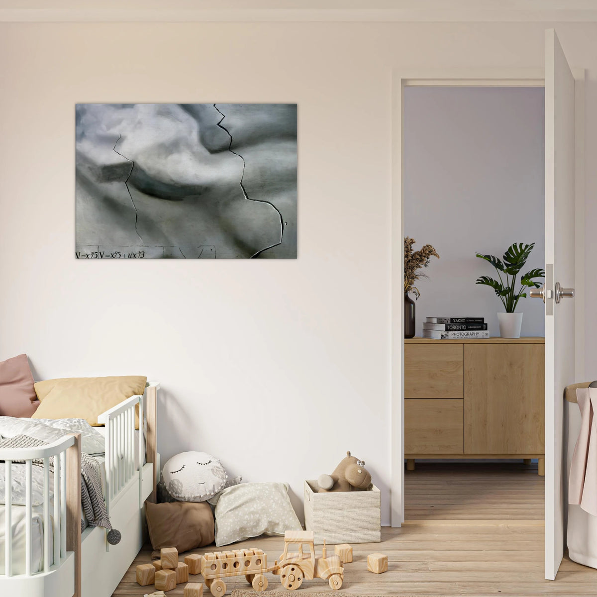TOPOLOGICAL ABDUCTION OF EUROPE HOMAGE TO RENE THOM Canvas | Salvador Dali Canvas | Salvador Dali Store
