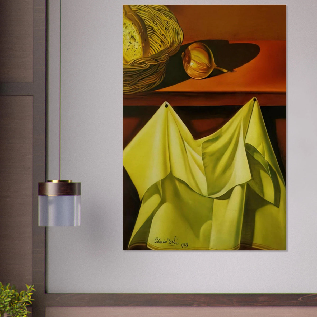 UNTITLED STILL LIFE WITH WHITE CLOTH Poster | Salvador Dali Poster | Salvador Dali Store