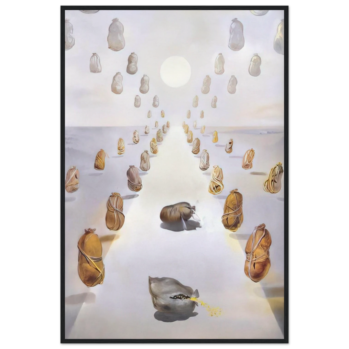 THE PATH OF ENIGMAS SECOND VERSION Framed Poster | Salvador Dali Framed Prints Wall Art | Salvador Dali Store