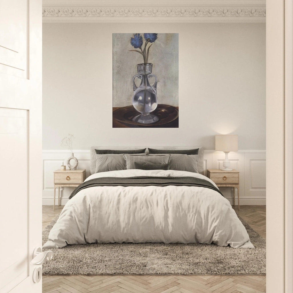 THE VASE OF CORNFLOWERS Canvas | Salvador Dali Canvas | Salvador Dali Store