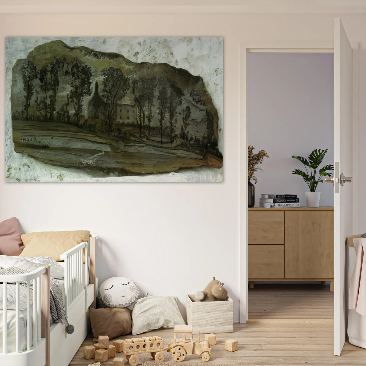 VIEW OF PUBOL Poster | Salvador Dali Poster | Salvador Dali Store