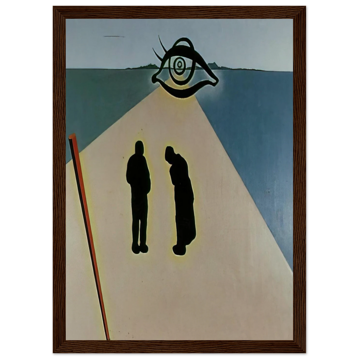 THE EYE OF THE ANGELUS Framed Poster | Salvador Dali Framed Prints Wall Art | Salvador Dali Store