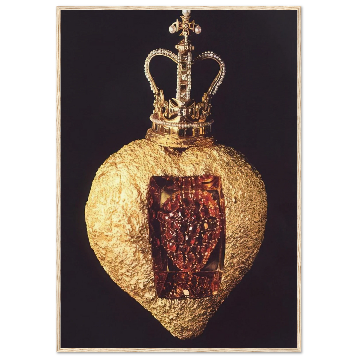 THE ROYAL HEART Framed Poster | Salvador Dali Framed Prints Wall Art | Salvador Dali Store