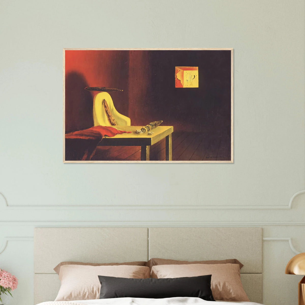 THE INVISIBLE MAN Framed Poster | Salvador Dali Framed Prints Wall Art | Salvador Dali Store