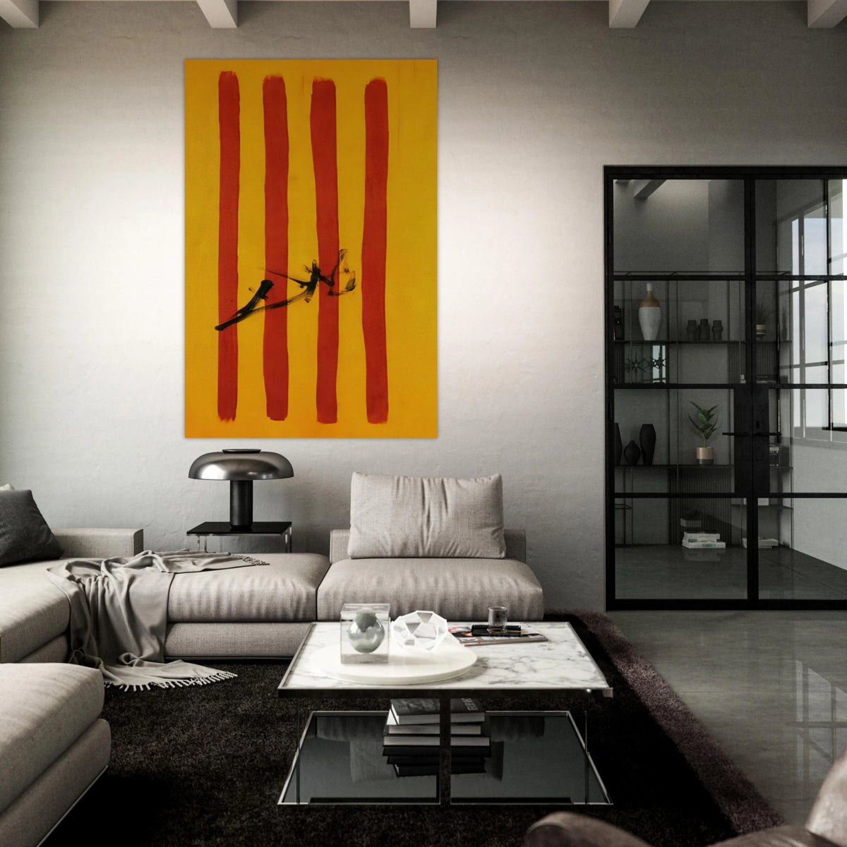 THE DALINIAN SENYERA CATALONIAN NATIONAL FLAG Poster | Salvador Dali Poster | Salvador Dali Store