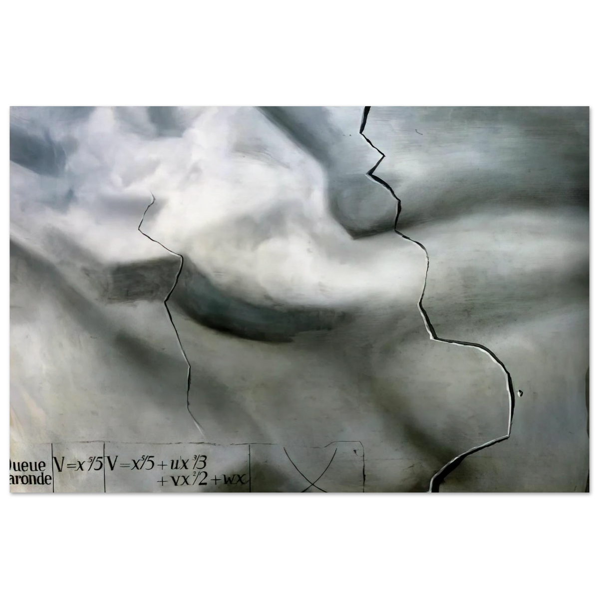 TOPOLOGICAL ABDUCTION OF EUROPE HOMAGE TO RENE THOM Poster | Salvador Dali Poster | Salvador Dali Store