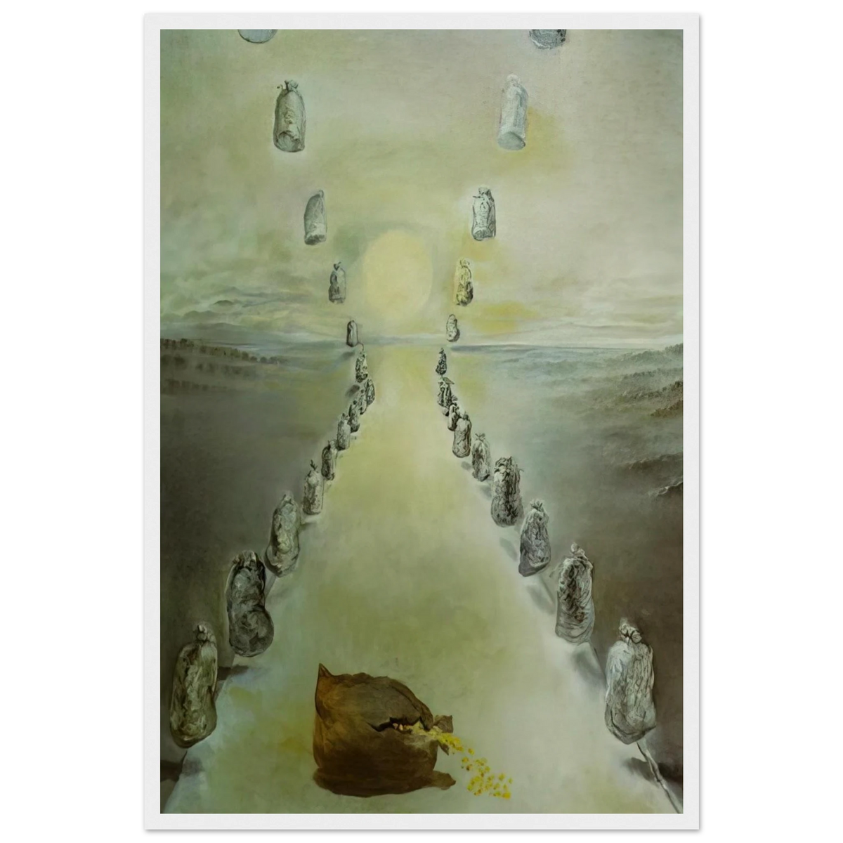 THE PATH OF ENIGMAS FIRST VERSION Framed Poster | Salvador Dali Framed Prints Wall Art | Salvador Dali Store