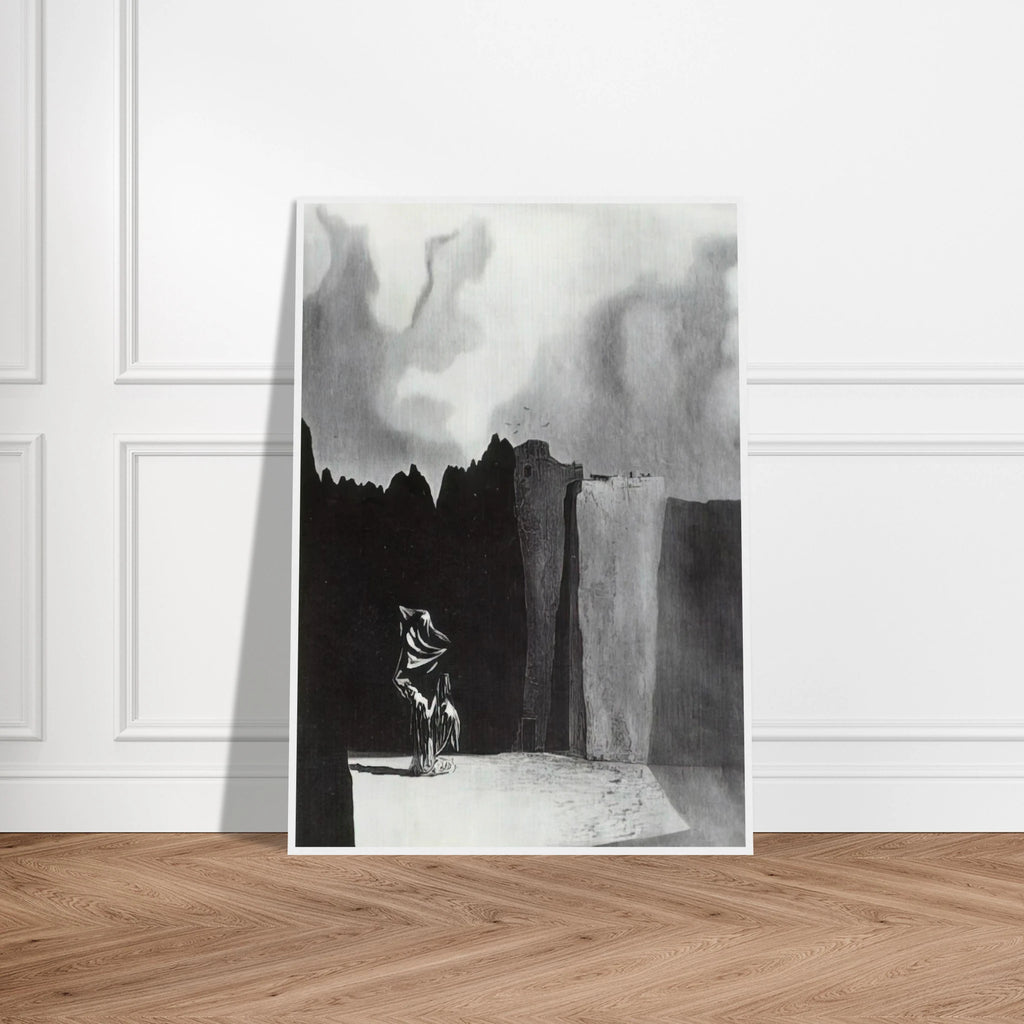 WEST SIDE OF THE ISLE OF THE DEAD Framed Poster | Salvador Dali Framed Prints Wall Art | Salvador Dali Store