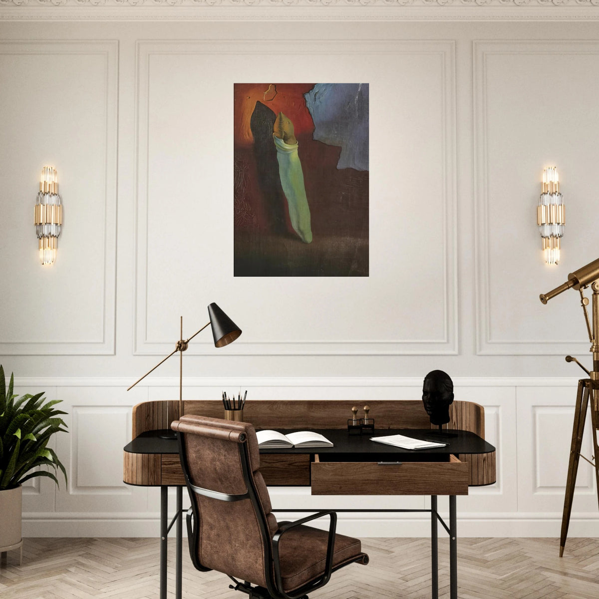 ANTHROPOMORPHIC BREAD 1 Canvas | Salvador Dali Canvas | Salvador Dali Store