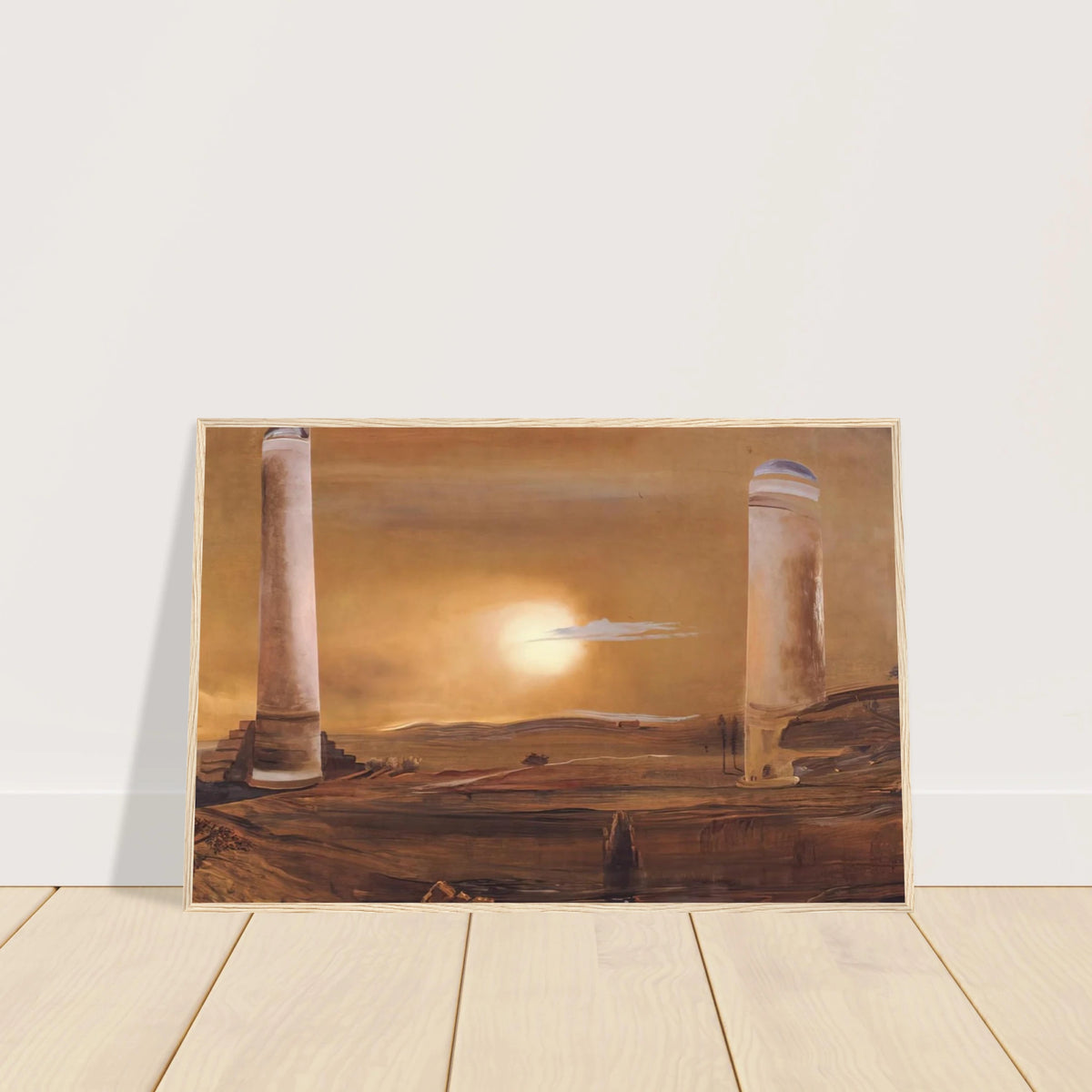 THE TOWERS Framed Poster | Salvador Dali Framed Prints Wall Art | Salvador Dali Store