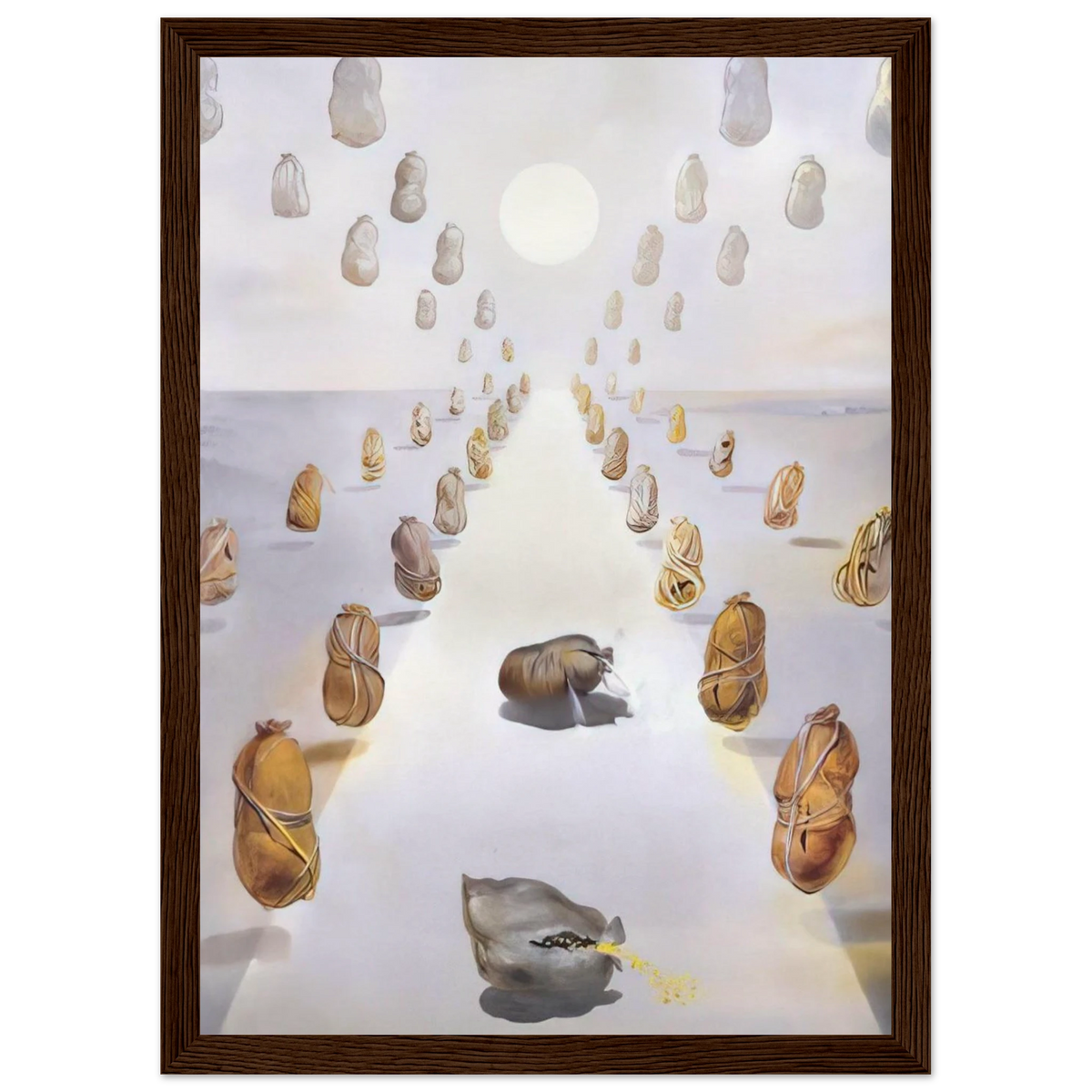 THE PATH OF ENIGMAS SECOND VERSION Framed Poster | Salvador Dali Framed Prints Wall Art | Salvador Dali Store