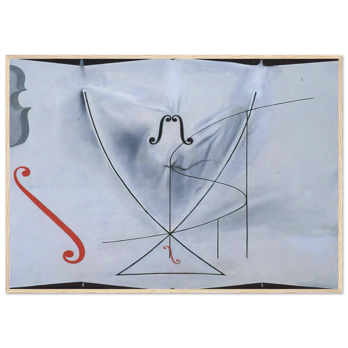 THE SWALLOW S TAIL Framed Poster | Salvador Dali Framed Prints Wall Art | Salvador Dali Store