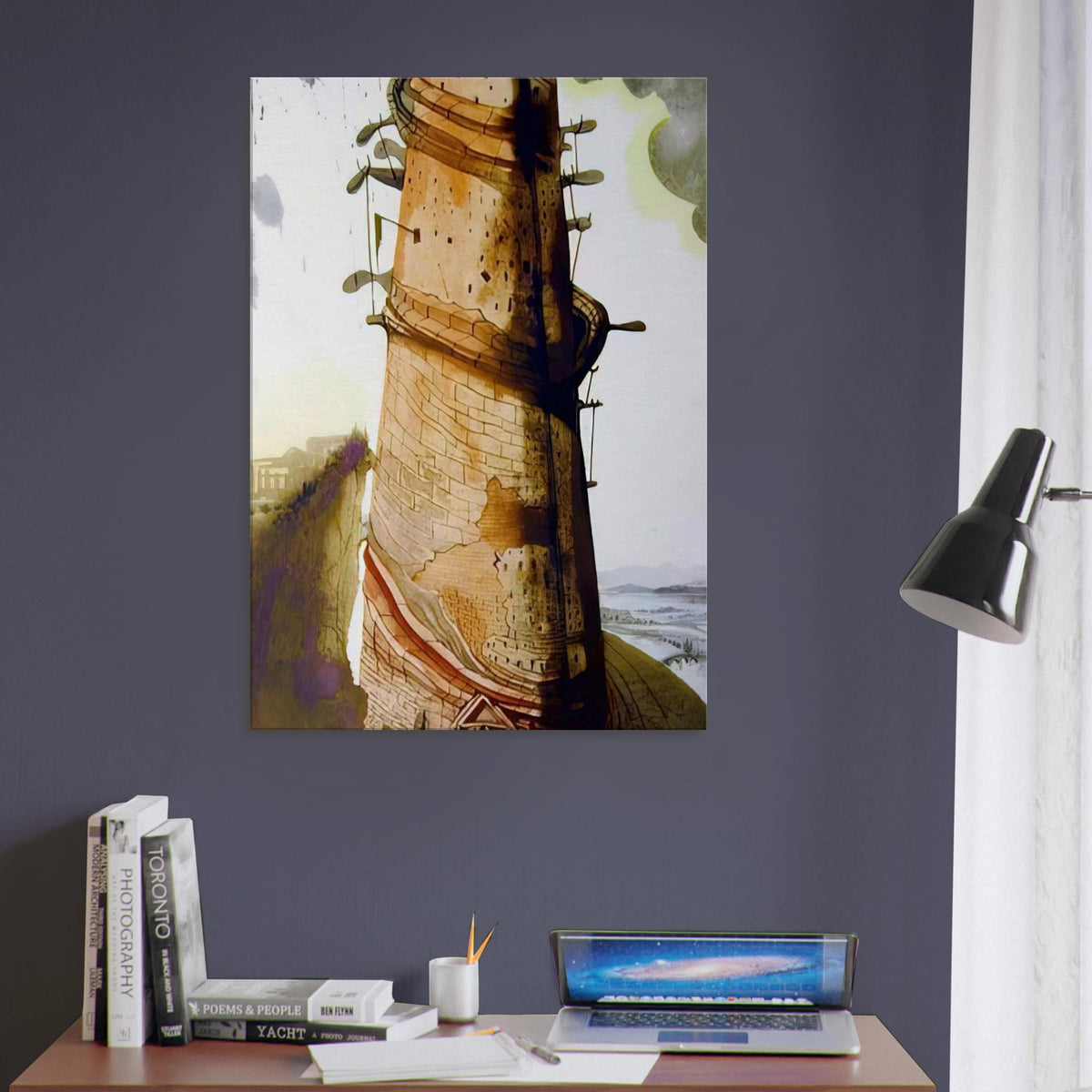 TURRIS BABEL 1967 Canvas | Salvador Dali Canvas | Salvador Dali Store