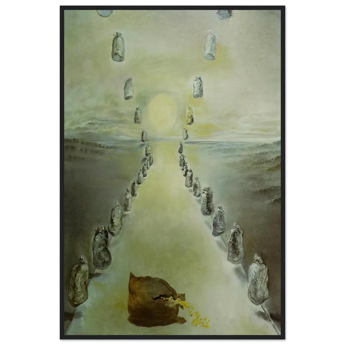 THE PATH OF ENIGMAS FIRST VERSION Framed Poster | Salvador Dali Framed Prints Wall Art | Salvador Dali Store