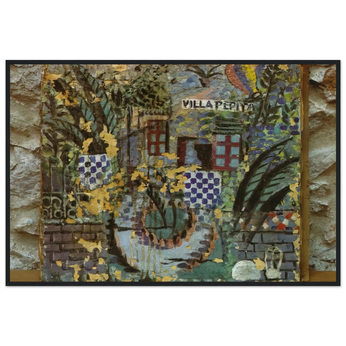 VILLA PEPITA Framed Poster | Salvador Dali Framed Prints Wall Art | Salvador Dali Store