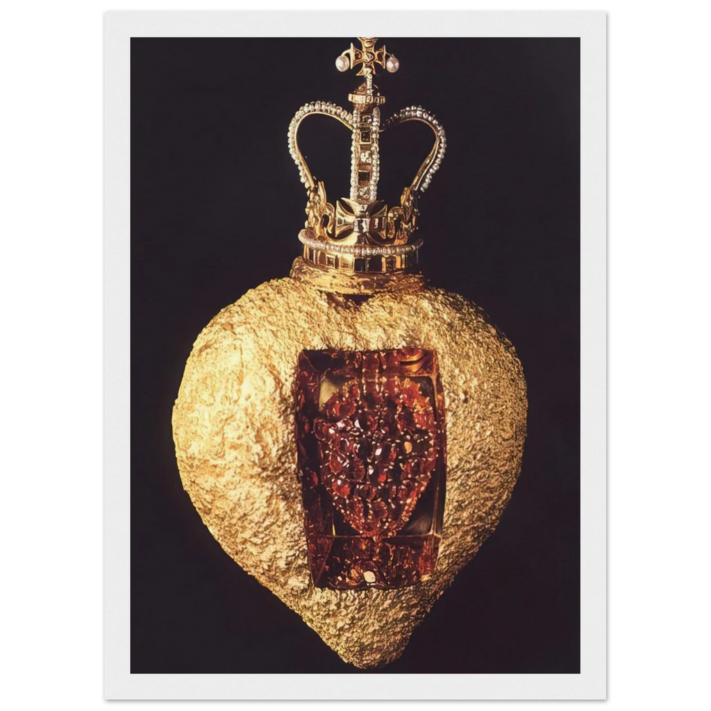 THE ROYAL HEART Framed Poster | Salvador Dali Framed Prints Wall Art | Salvador Dali Store