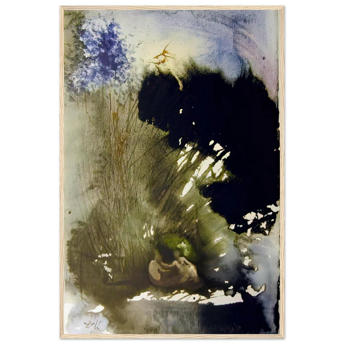 VIR ET MULIER IN PARADISO VOLUPTATIS 1967 Framed Poster | Salvador Dali Framed Prints Wall Art | Salvador Dali Store