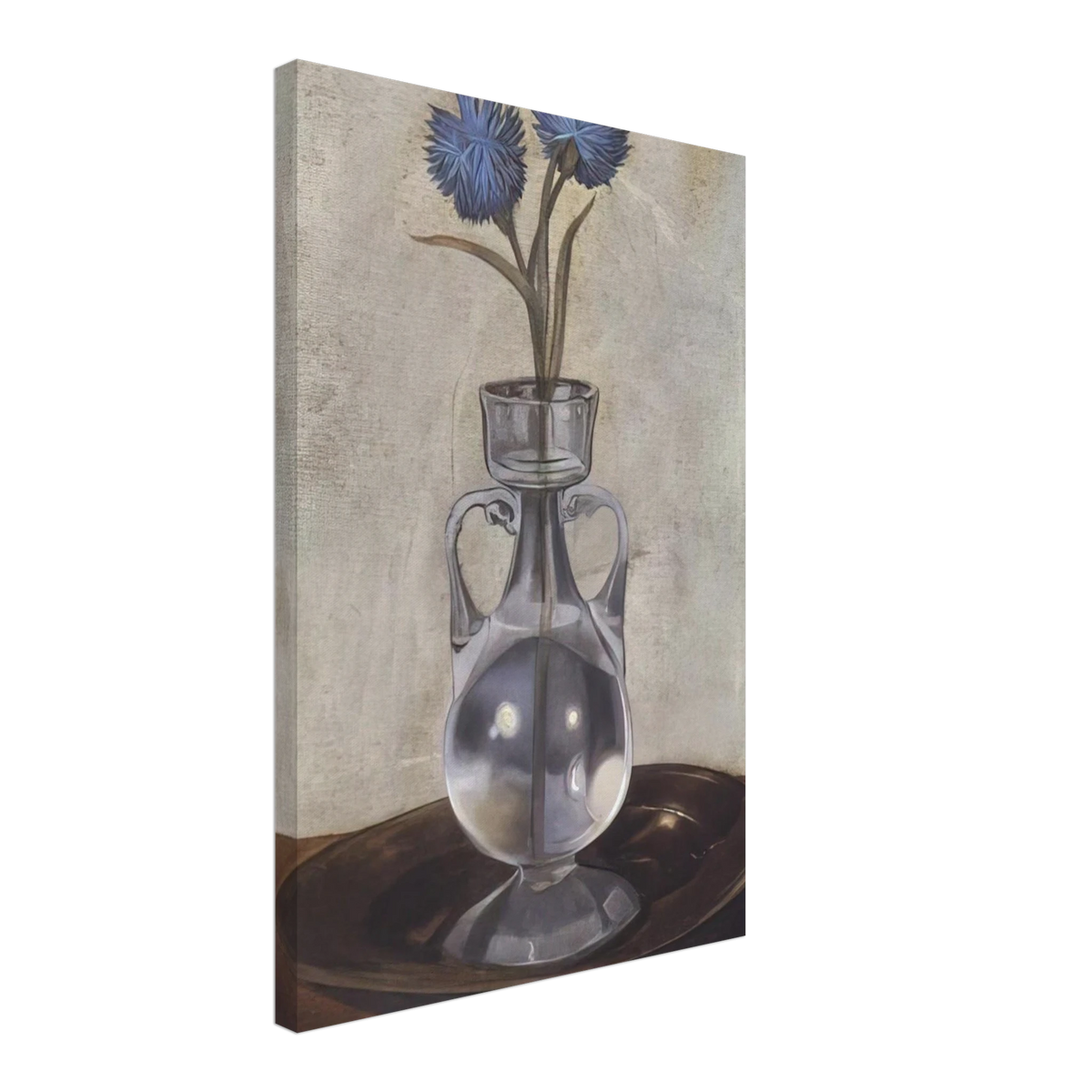 THE VASE OF CORNFLOWERS Canvas | Salvador Dali Canvas | Salvador Dali Store
