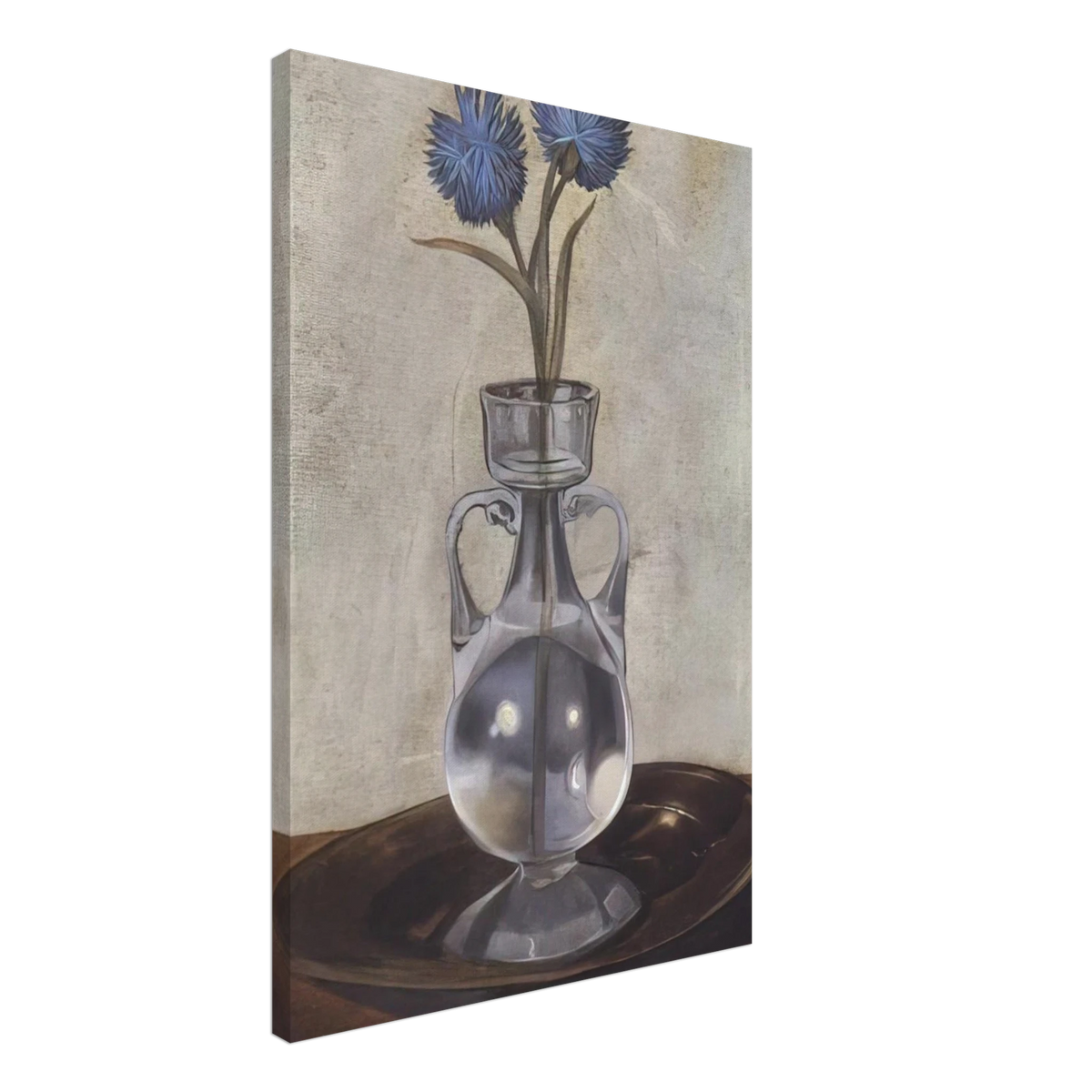 THE VASE OF CORNFLOWERS Canvas | Salvador Dali Canvas | Salvador Dali Store