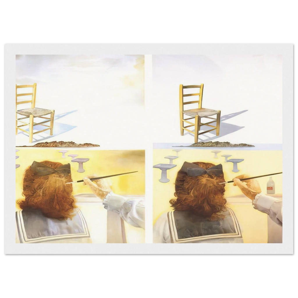 THE CHAIR Framed Poster | Salvador Dali Framed Prints Wall Art | Salvador Dali Store